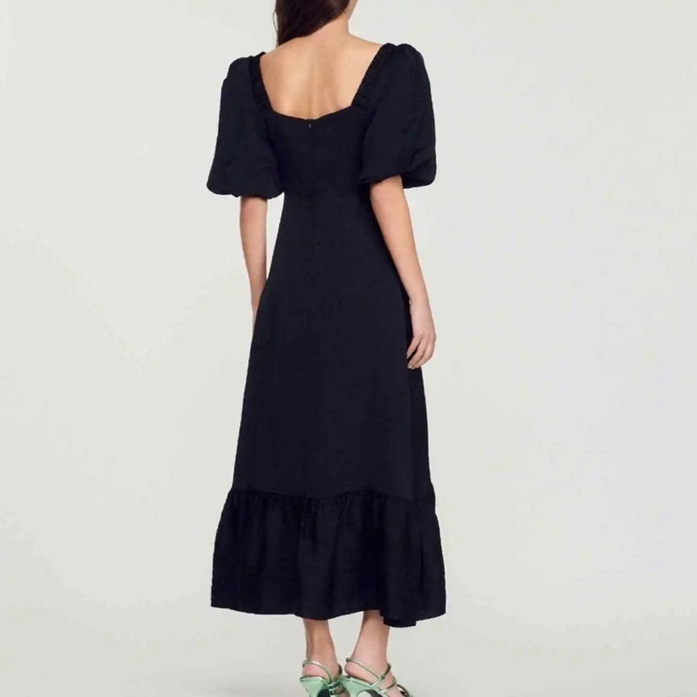 Sandro Falbala Embellished Cutout Dress NWT - Picture 4 of 12